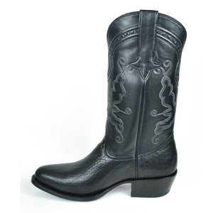 Gavel Men's Marcos Bullhide Classic Western Boots - Black