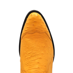 Gavel Men's Hidalgo 4 Piece Ostrich Boots - Buttercup