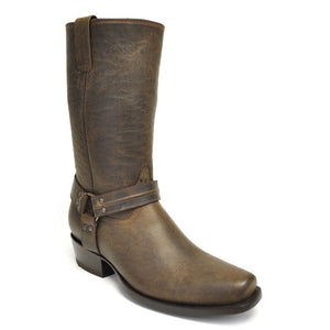 Gavel Men's Cavalry Square Toe Harness Boots - Testa Brown