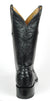 Gavel Men's Vela Spanish Toe Ostrich Boots - Black