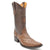 Gavel Men's Cortez Full Quill Ostrich Spanish Toe Boots - Tobacco
