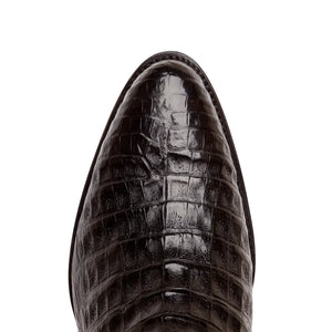 Gavel Men's Caiman Belly Cut Classic Western Boot - Black