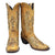 Luma Angeles Women's Tan w/ Glitter Inlay & Studs Square Toe Boots