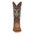 Luma Carmen Women's Embroidered Brown Square Toe Boots