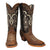 Luma Carmen Women's Embroidered Brown Square Toe Boots