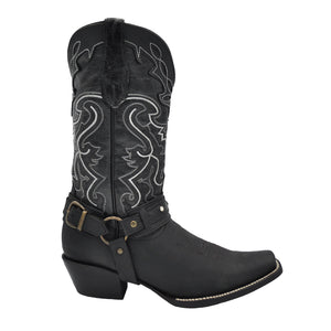 Luma Rocio Women's Black Square Toe Western Boots