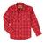 Wrangler Boy's Retro Long Sleeve Snap Shirt Red