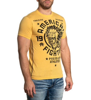 American Fighter Columbia T-Shirt Yolk Yellow