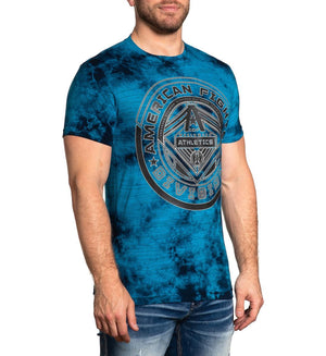 American Fighter Powell T-Shirt Blue Jay