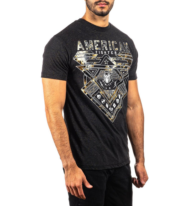 American Fighter Mountville T-Shirt Heather Black