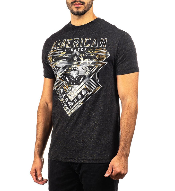 American Fighter Mountville T-Shirt Heather Black