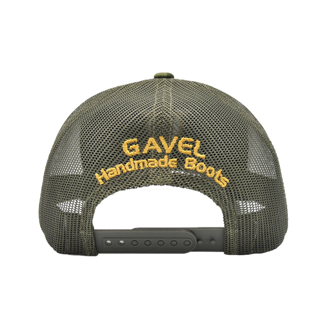 Gavel Yupoong Retro Green Camo Cap