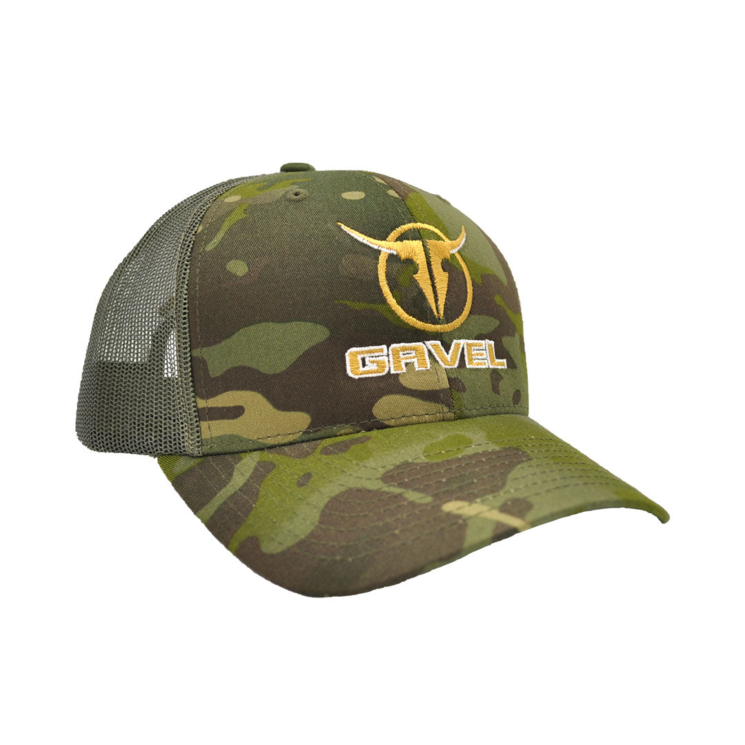 Gavel Yupoong Retro Green Camo Cap