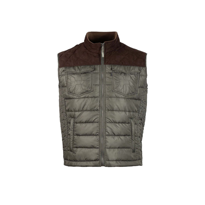 Hooey Men's Packable Olive Full Zip Vest