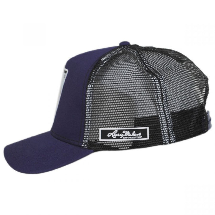 Larry Mahan Loteria El Pajaro Purple/Black Trucker Hat