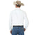 Wrangler Men's George Strait Long Sleeve Shirt White