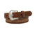 Nocona Men's Braided Inlay Brown Leather Belt