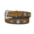 Nocona Men's Western Concho String Lace Brown Leather Belt