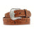 Nocona Men's Western Leather Embossed Design Belt - Tan