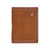 Hooey Roughout Double Welt Edge Brown Trifold Wallet