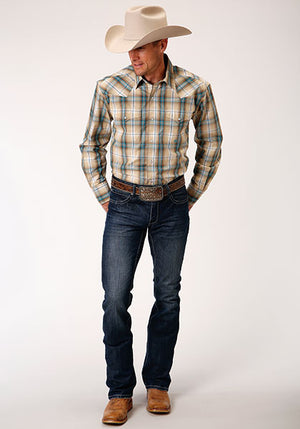 Roper Men's Saddle Plaid Shirt