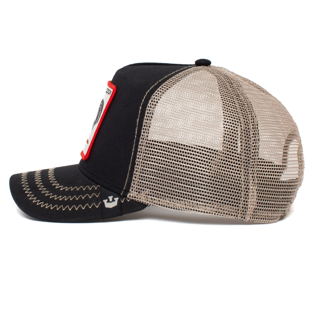 Goorin Bros The Cock Black Trucker Hat