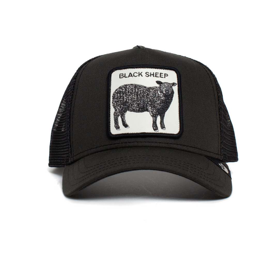 Goorin Bros Black Sheep Black Trucker Hat