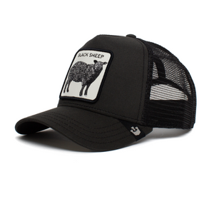 Goorin Bros Black Sheep Black Trucker Hat