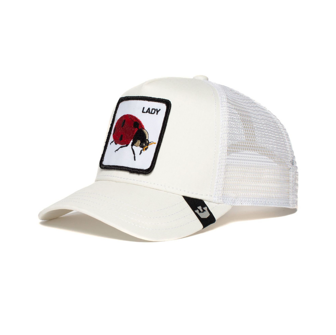 Goorin Bros Lady Bug Ivory Trucker Hat
