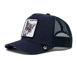 Goorin Bros Silver Fox Navy Trucker Hat