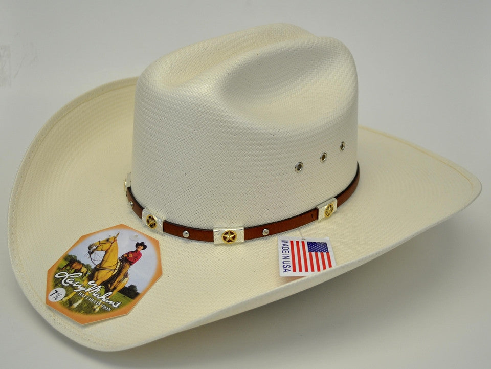 Larry Mahan 10X Alamo Straw Cowboy Hat