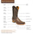 Gavel Men's Antonio Full Quill Ostrich Boots - Cognac