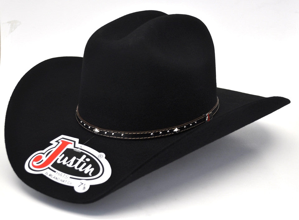 Justin 2X Black Hills Wool Felt Western Hat