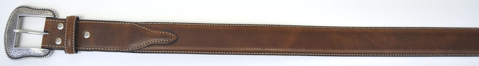 Nocona Men's Western Leather Belt - Brown