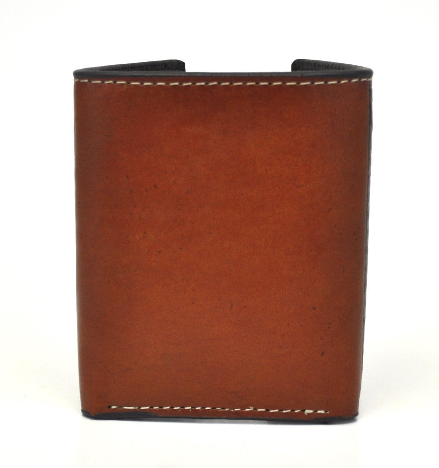 Nocona Pro Series Tooled Leather Tan Trifold Wallet