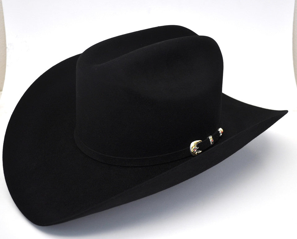 Larry Black Fur Felt Cowboy Hat - Western Wear